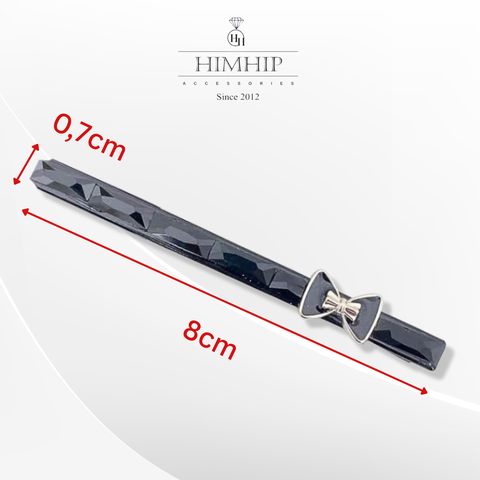 Kẹp Mỏ Vịt HimHip Composite Đính Nơ Nhỏ Thanh Lịch 8x0.7cm