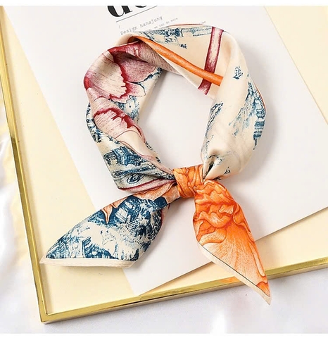 Khăn Lụa Cao Cấp HimHip 53x53cm Khăn Quàng Quà Tặng Khăn - 52