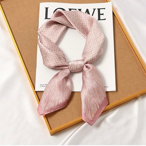 Khăn Lụa Cao Cấp HimHip 65x65cm Khăn Quàng Quà Tặng Khăn - 36