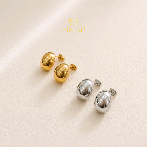 Khuyên Tai Nụ HimHip TiTan Hạt Đậu Nhỏ 1.25x1cm