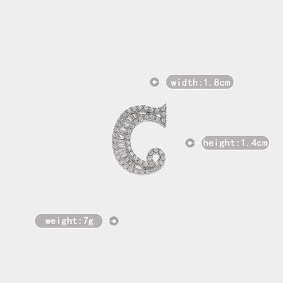 Pin Cài Áo HimHip Chữ C Sang Trọng HKCC Đính Phale 2cm