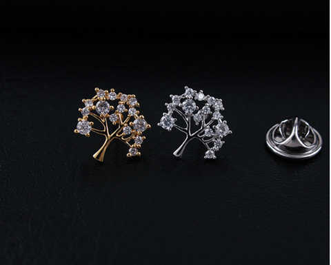 Pin Cài Áo HimHip Cây Nhỏ Đáng Yêu HKCC Đính Phale 1.5cm