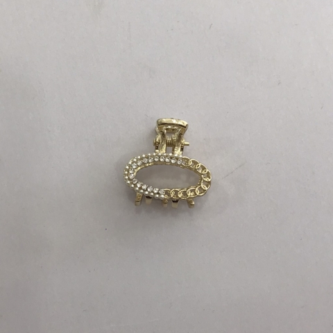 Kẹp Càng Cua HimHip HKCC Đính Đá Dáng Oval Sang Trọng 2.8cm