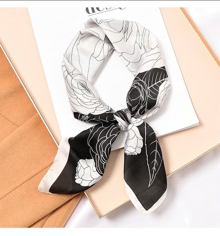 Khăn Lụa Thời Trang HimHip 70x70cm Khăn Quàng Quà Tặng Khăn - 315