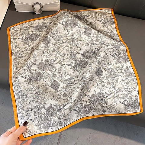 Khăn Lụa Cao Cấp HimHip 53x53cm Khăn Quàng Quà Tặng Khăn - 59