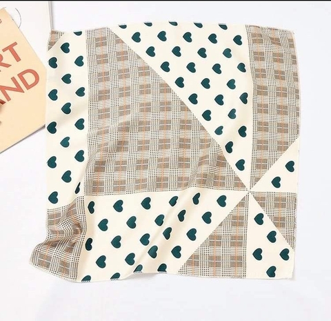 Khăn Lụa Thời Trang HimHip 50x50cm Khăn Quàng Quà Tặng Khăn