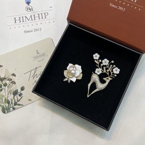 Set Quà Noel HimHip Cài Áo Kèm Túi Hộp Thiệp - 476