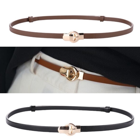 Dây Lưng HimHip Da Gắn Khóa Móc Thanh Lịch 1x93cm