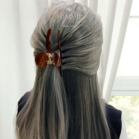 Kẹp Càng Cua HimHip Composite Dáng Trơn Basic Nhẹ Nhàng 10 Răng 4x10cm