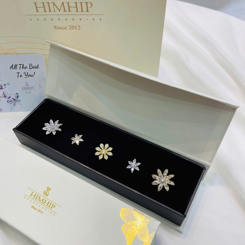 Set Quà Tặng HimHip Cài Áo Kèm Túi Hộp Thiệp - 822