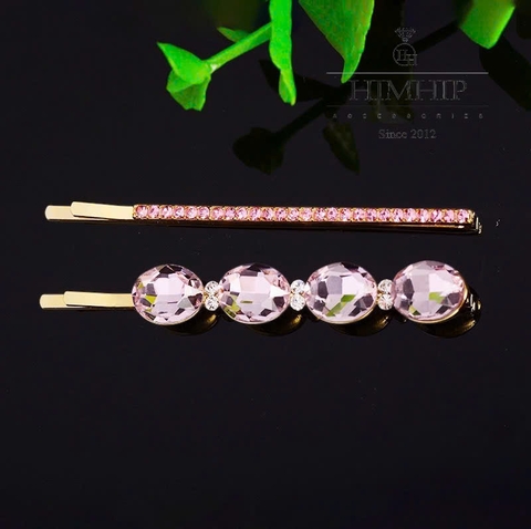 Kẹp Mái HimHip Phale Hồng Hai Kiểu Xinh Xắn 6.2cm