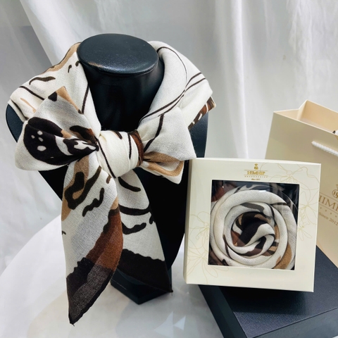 Set Quà HimHip Khăn Viscose  90x90cm Kèm Túi Hộp Thiệp - 1030