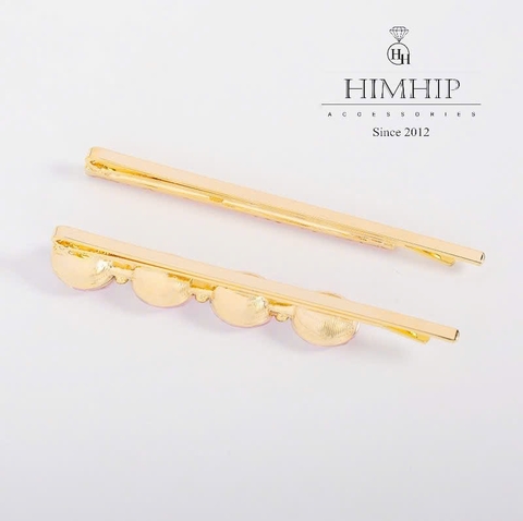 Kẹp Mái HimHip Phale Hồng Hai Kiểu Xinh Xắn 6.2cm