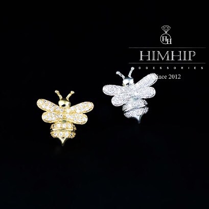 Pin Cài Áo HimHip Ong Chích Đáng Yêu HKCC Đính Phale 1,8*1,5cm
