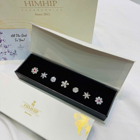 Set Quà Tặng HimHip Cài Áo Kèm Túi Hộp Thiệp - 827