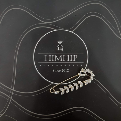 Trâm,Ghim Cài HimHip Hạc Trường Thọ HKCC Đính Phale 6*7,5cm