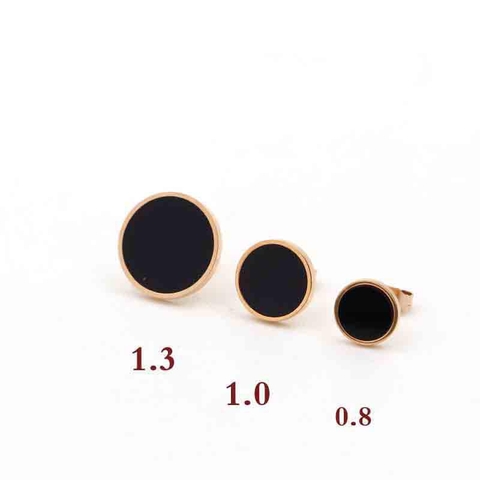 Khuyên Tai Nụ HimHip Mặt Tròn Trẻ Trung