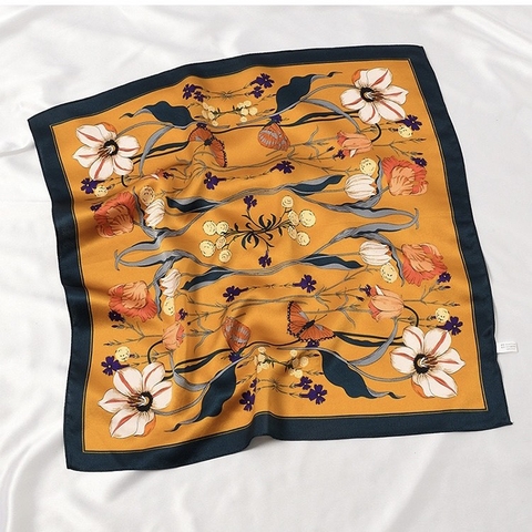 Khăn Lụa Vuông 53*53 Cao Cấp - 32