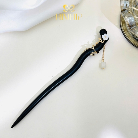 Trâm Cài Tóc HimHip Linh Lan Mộc 17,5x5,2cm Kèm Hộp Phụ Kiện Áo Dài