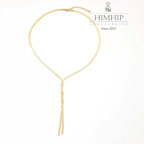 Vòng Cổ HimHip TiTan Xích Lúa Mì 3ly Thanh Lịch