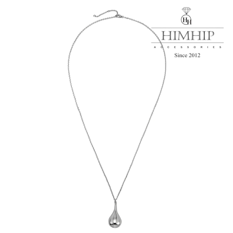 Vòng Cổ HimHip Titan Charm Giọt Nước Phối Dây Nhỏ Thời Trang 70+6cm