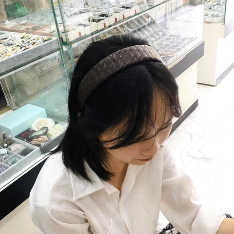 Bờm HimHip Vải Da Cá Tính 3cm