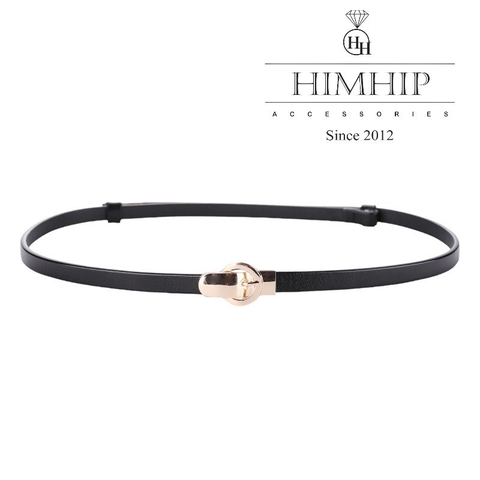 Dây Lưng HimHip Da Gắn Khóa Móc Thanh Lịch 1x93cm