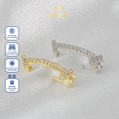 Twinkle Smile - Trâm, Ghim Cài Áo HimHip Mặt Cười Phale Lấp Lánh 0.5x2.3cm
