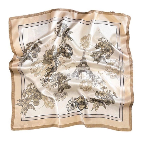 Khăn Lụa Cao Cấp HimHip 65x65cm Khăn Quàng Quà Tặng Khăn - 53