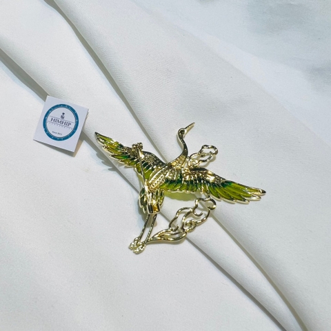 Trâm,Ghim Cài HimHip Hạc Trường Thọ HKCC Đính Phale 6*7,5cm