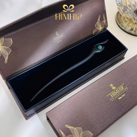 Trâm Cài Tóc HimHip Hàm Bích Thủy 17.7x2cm Kèm Hộp Phụ Kiện Áo Dài