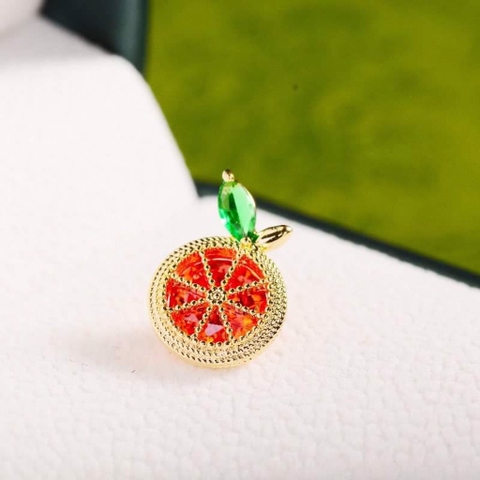 Pin Cài Áo HimHip Quả Cam Nhỏ Xinh Xắn HKCC Đính Phale 1*1,5cm