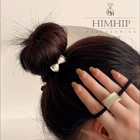 Dây Buộc Tóc HimHip Mặt Đá Sang Trọng