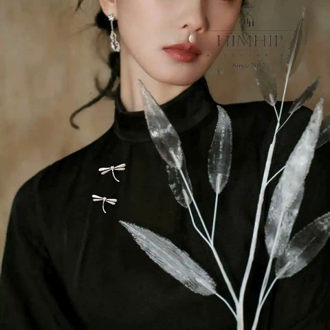 Pin Cài Cúc HimHip HKCC Chuồn Kim Nhỏ 2.5x1.3cm