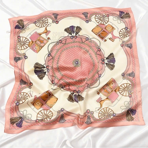 Khăn Lụa Cao Cấp HimHip 65x65cm Khăn Quàng Quà Tặng Khăn - 46