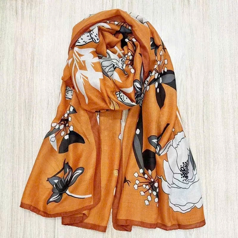 Khăn Lụa Viscose HimHip 90x180cm Khăn Quàng Quà Tặng Khăn - 21