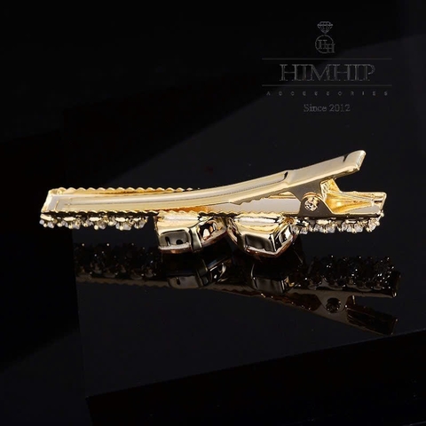 Kẹp Mỏ Vịt HimHip HKCC Nơ Đá Phale Thanh Lịch 1.3*6cm