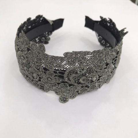 Bờm HimHip Vải Hoa Ren Nữ Tính 4.5cm