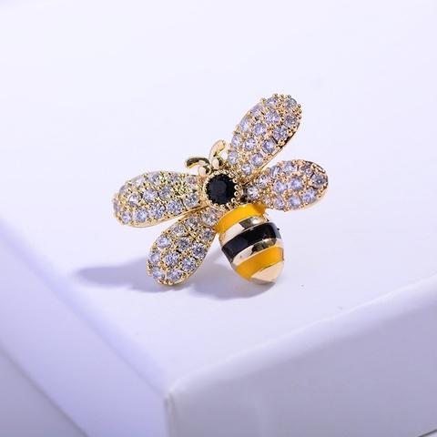 Pin Cài Áo HimHip Con Ong Mật Đáng Yêu HKCC Đính Phale 2cm