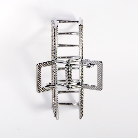 Kẹp Càng Cua HimHip HKCC Phối Đá Phale 2 Hàng Sang Trọng 8 Răng 3x7cm