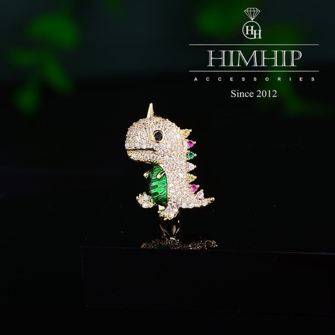 Trâm, Ghim Cài HimHip Khủng Long Nhỏ HKCC Đính Phale 1,6*2,5cm