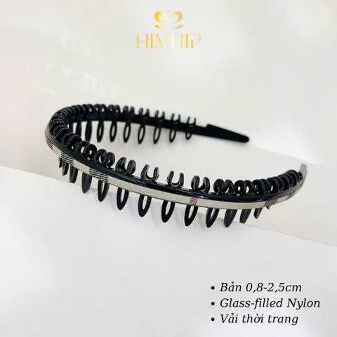 Bờm HimHim Composite Họa Tiết Kẻ Sọc Thời Trang 2,5cm