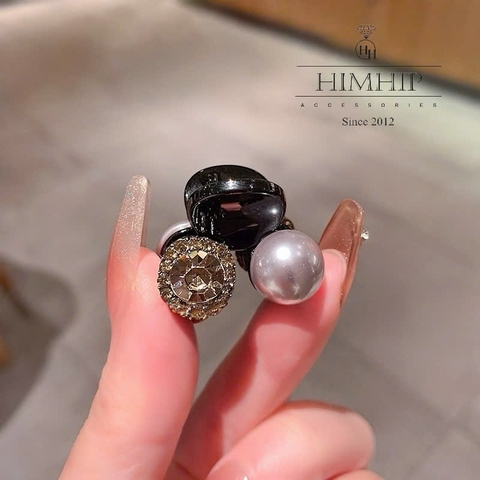 Kẹp Đỉnh HimHip Composite Hai Hạt Tròn Đôi 2.4*2.5cm