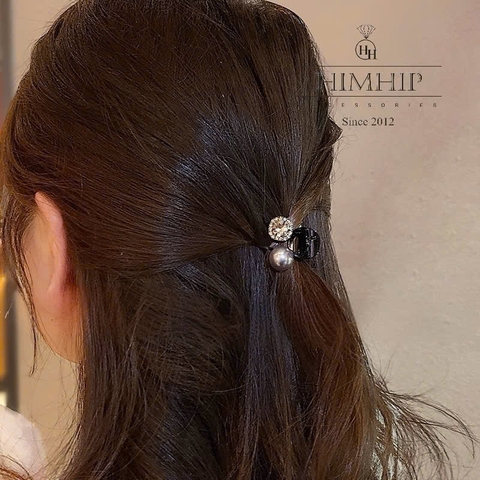 Kẹp Đỉnh HimHip Composite Hai Hạt Tròn Đôi 2.4*2.5cm
