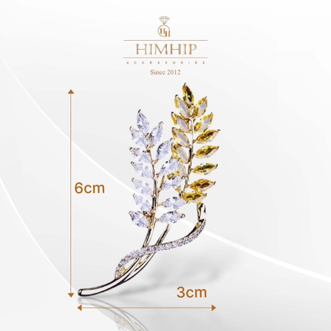 Set Quà HimHip Khăn Lụa Vuông 70x70cm & Cài Áo Kèm Túi Hộp Thiệp - 592