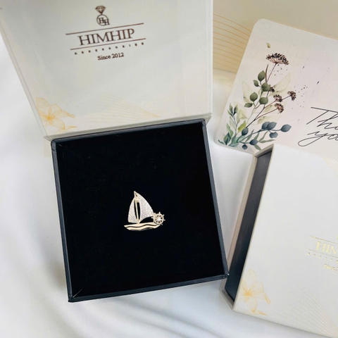 Set Quà HimHip 20/11 Cài Áo Kèm Túi Hộp Thiệp - 723