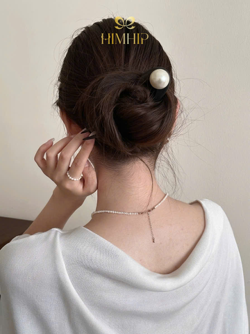 Trâm Cài Tóc HimHip Nhất Điểm Châu 12.8x.8cm Kèm Hộp Phụ Kiện Áo Dài