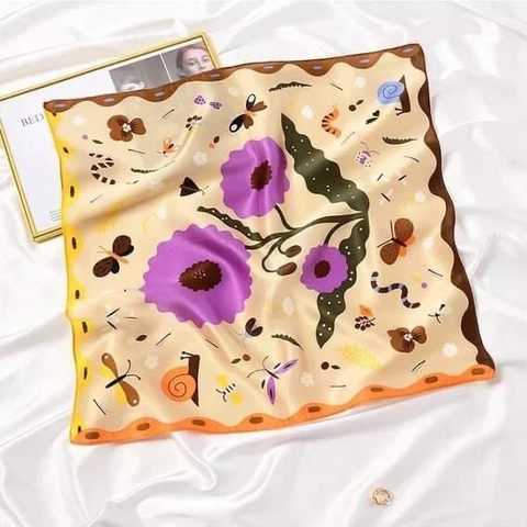 Khăn Lụa Cao Cấp HimHip 53x53cm Khăn Quàng Quà Tặng Khăn