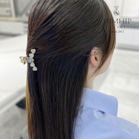Kẹp Càng Cua HimHip HKCC Hình Trái Tim Phale Tai Thỏ Đáng Yêu 2.5x4.5cm