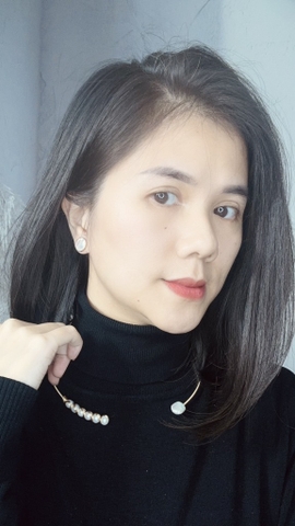 Kiềng Cổ HimHip Trai Thật Lục Phối Dị Châu Sang Trọng 15cm Phụ Kiện Áo Dài